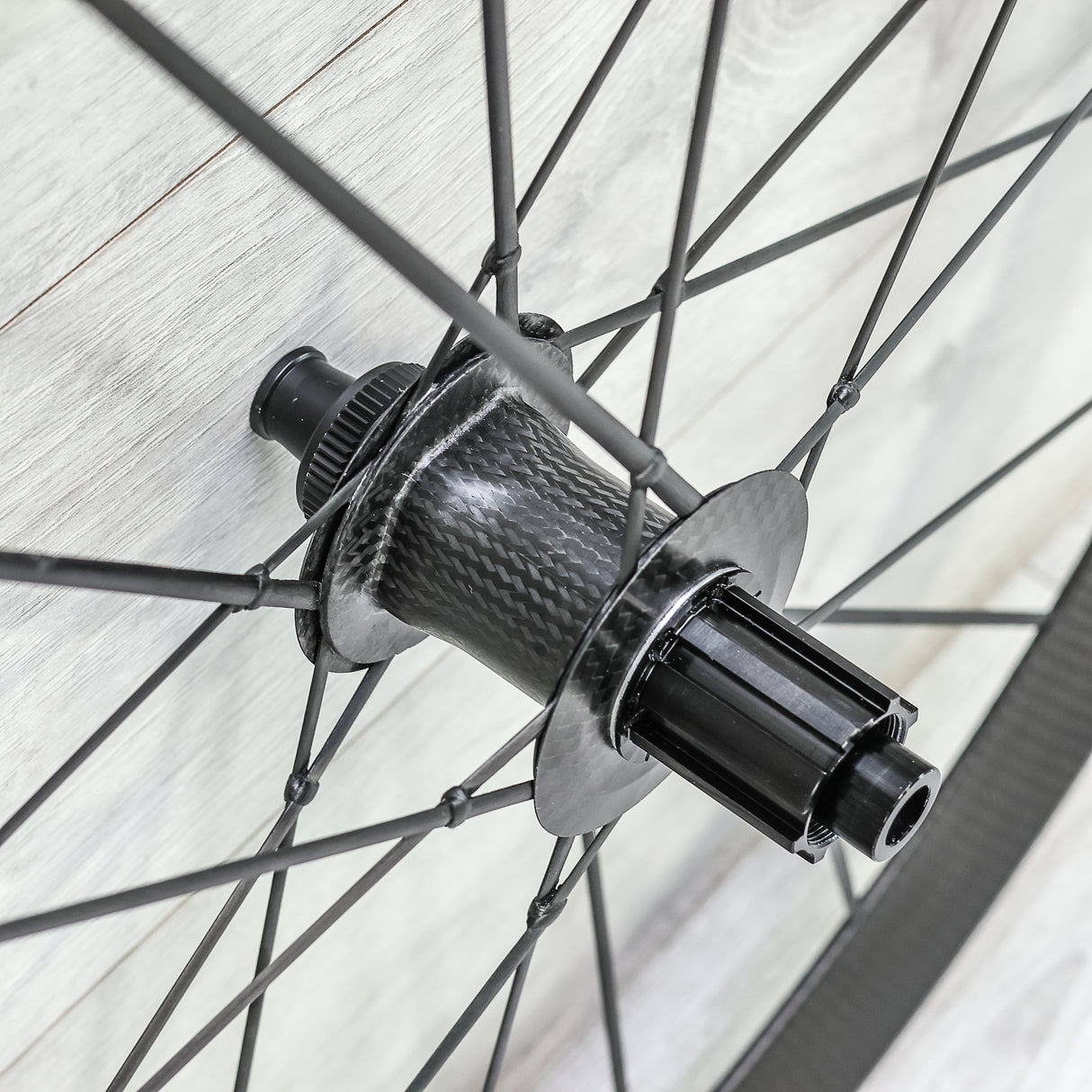 Lightweight Mielenstein Obermeyer EVO Carbon Disc Wheelset - 700c, Tubeless, Center Lock, Campagnolo 12-Speed