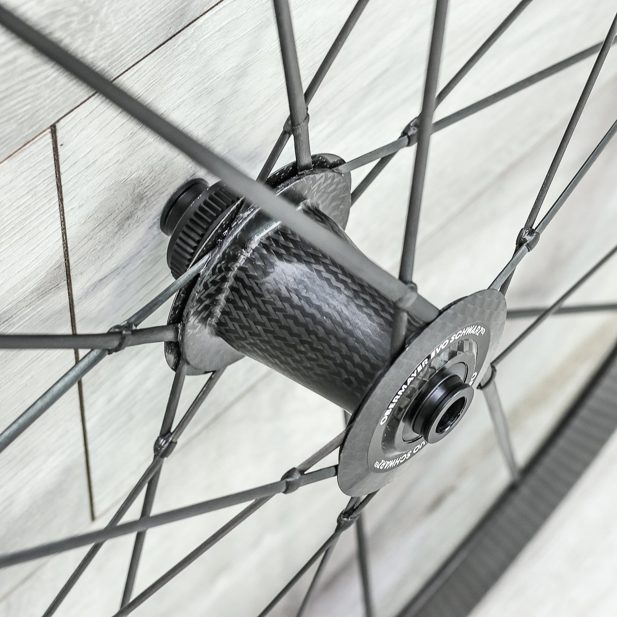 Lightweight Mielenstein Obermeyer EVO Carbon Disc Wheelset - 700c, Tubeless, Center Lock, Campagnolo 12-Speed