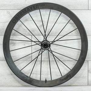 Lightweight Mielenstein Obermeyer EVO Carbon Disc Wheelset - 700c, Tubeless, Center Lock, Campagnolo 12-Speed