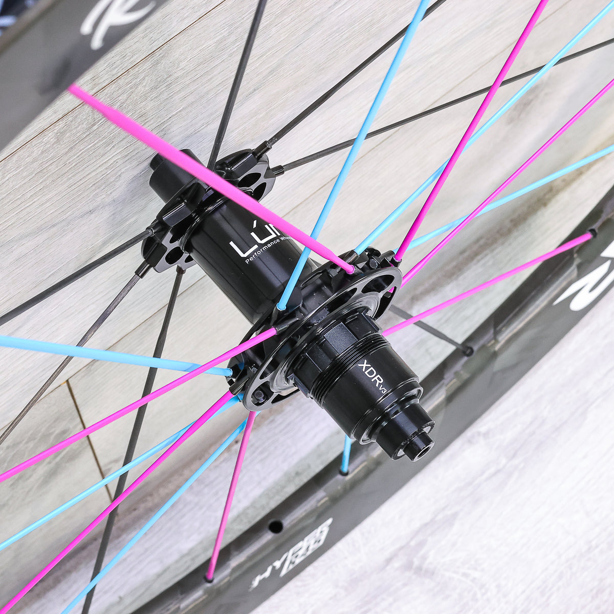 Winspace Lún HYPER R45 Carbon Road Wheelset - 700c, Tubeless, Rim Brake, SRAM XDR 12-Speed
