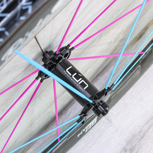 Winspace Lún HYPER R45 Carbon Road Wheelset - 700c, Tubeless, Rim Brake, SRAM XDR 12-Speed