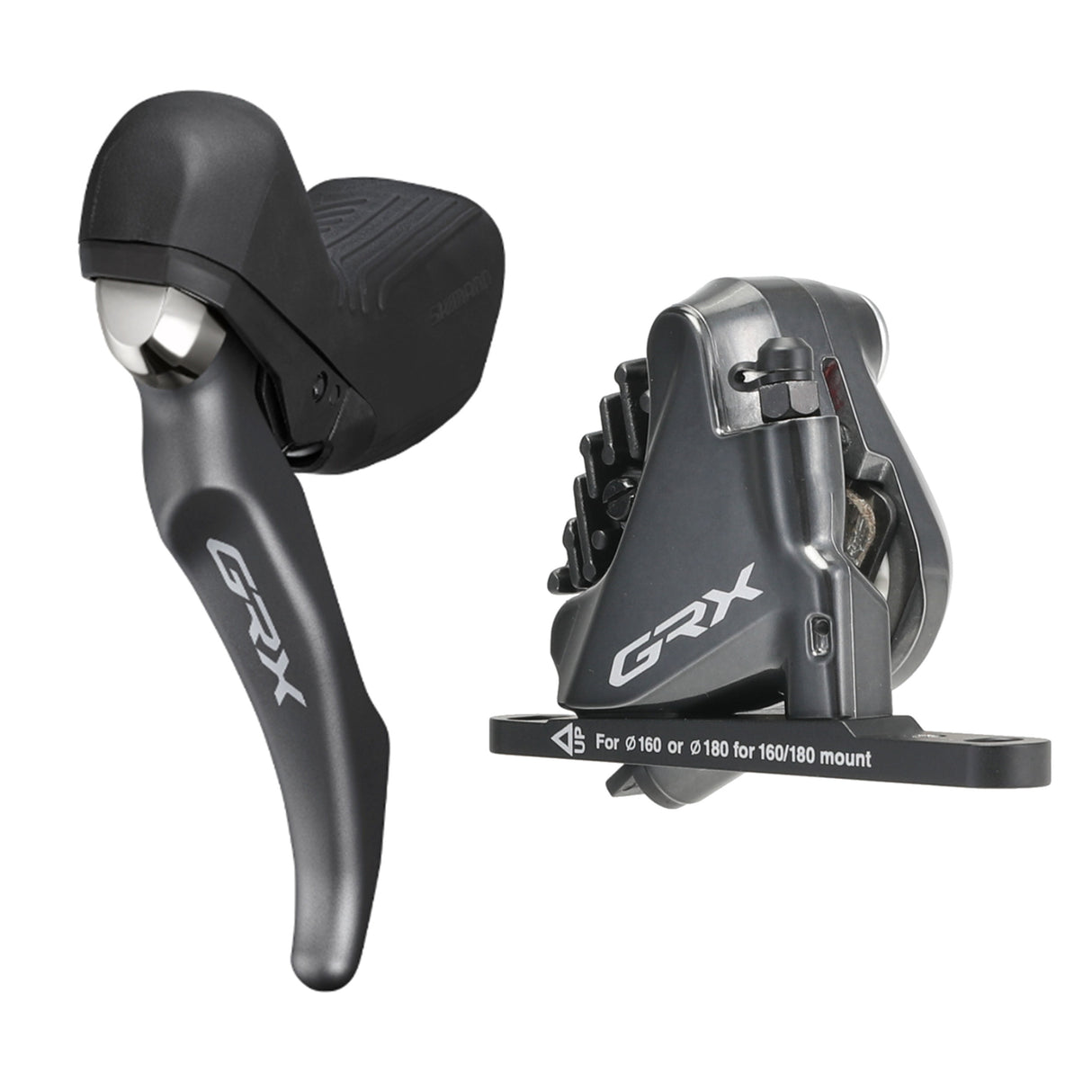 Shimano GRX ST-RX810-LA Left Dropper/Brake lever & Hydraulic Disc Brake Caliper