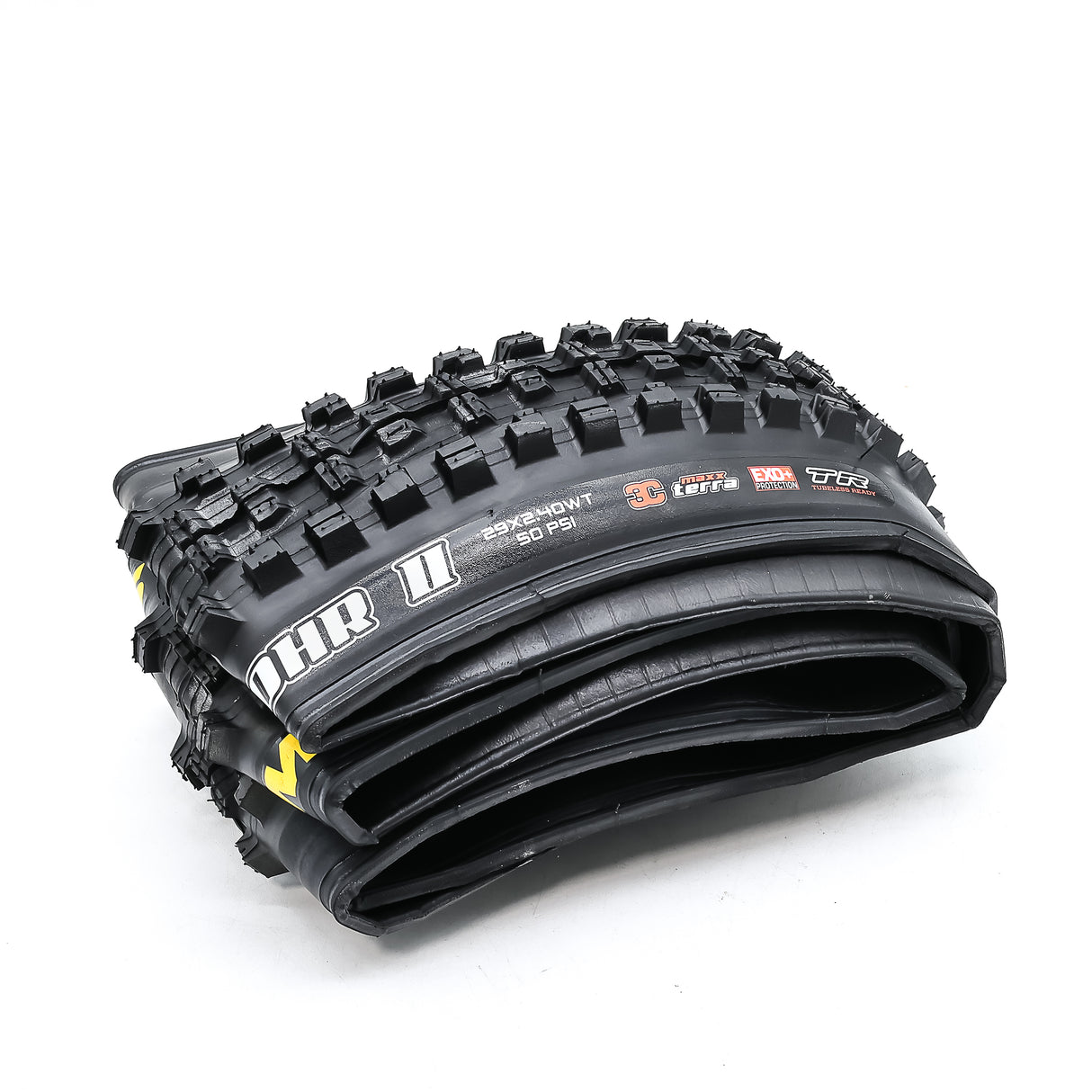 Maxxis Minion DHR II Tire - 29x2.40WT, Tubeless, Folding, Black, 3C MaxxTerra, EXO+