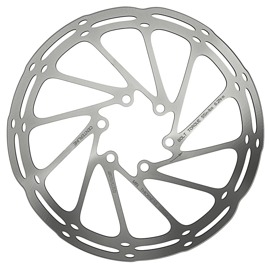 SRAM CenterLine Rounded Disc Brake Rotor - 6 Bolt - OEM